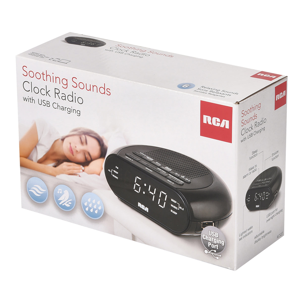 RCA Digital Radio Alarm Clock - 9
