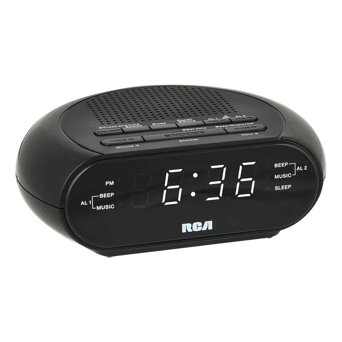 RCA Digital Radio Alarm Clock - 10