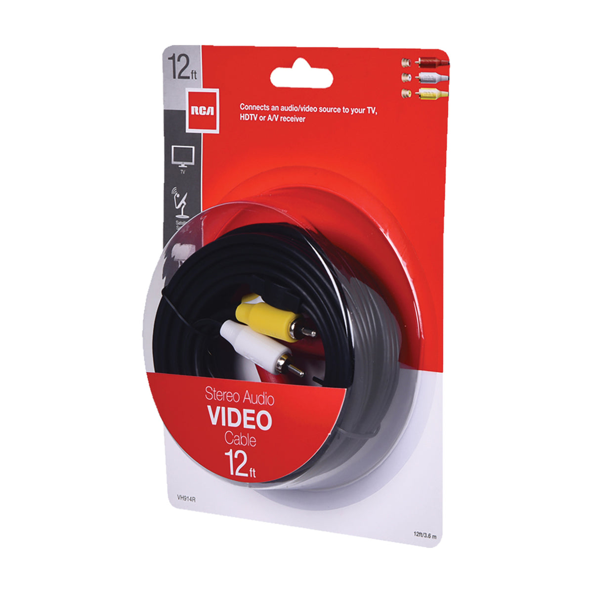 RCA Stereo A/V Cable (12 Ft.) - 5