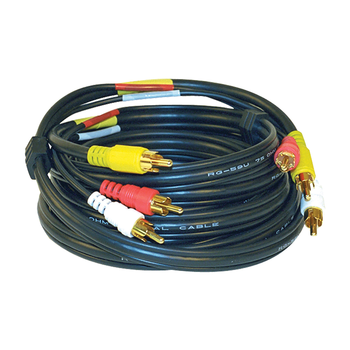 RCA Stereo A/V Cable (12 Ft.) - 2