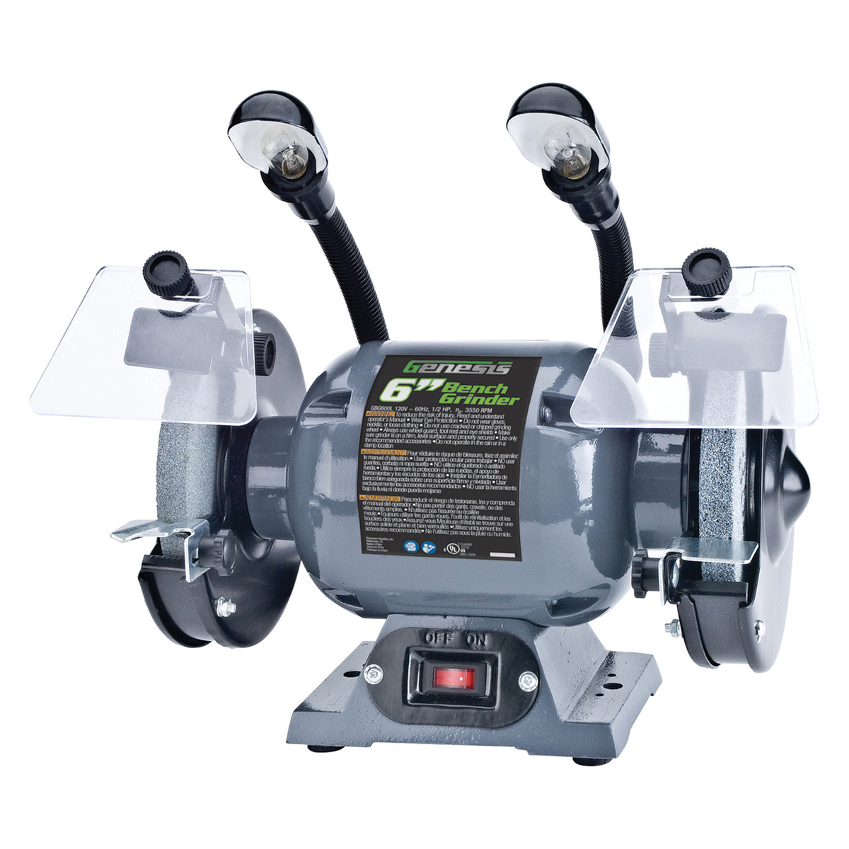 Genesis 1/2-HP 6-In. Bench Grinder