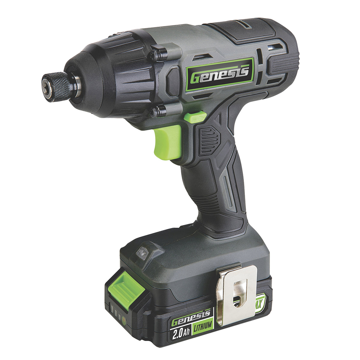 Genesis 20-Volt Cordless Li-Ion 2-Speed Drill Driver/Impact Driver Combo - 2