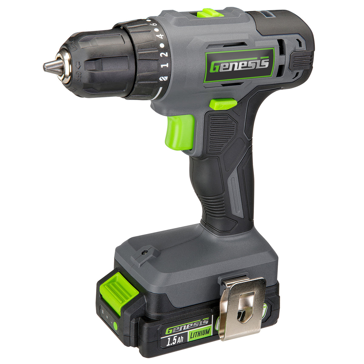 Genesis G20MAX 20-Volt Cordless Li-Ion 2-Speed 3/8-In. Drill Driver - 6