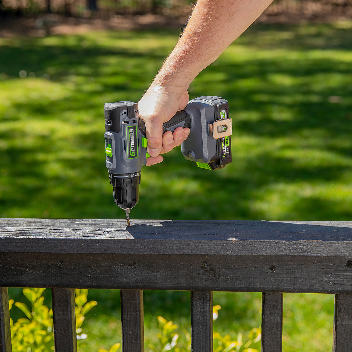 Genesis G20MAX 20-Volt Cordless Li-Ion 2-Speed 3/8-In. Drill Driver - 3