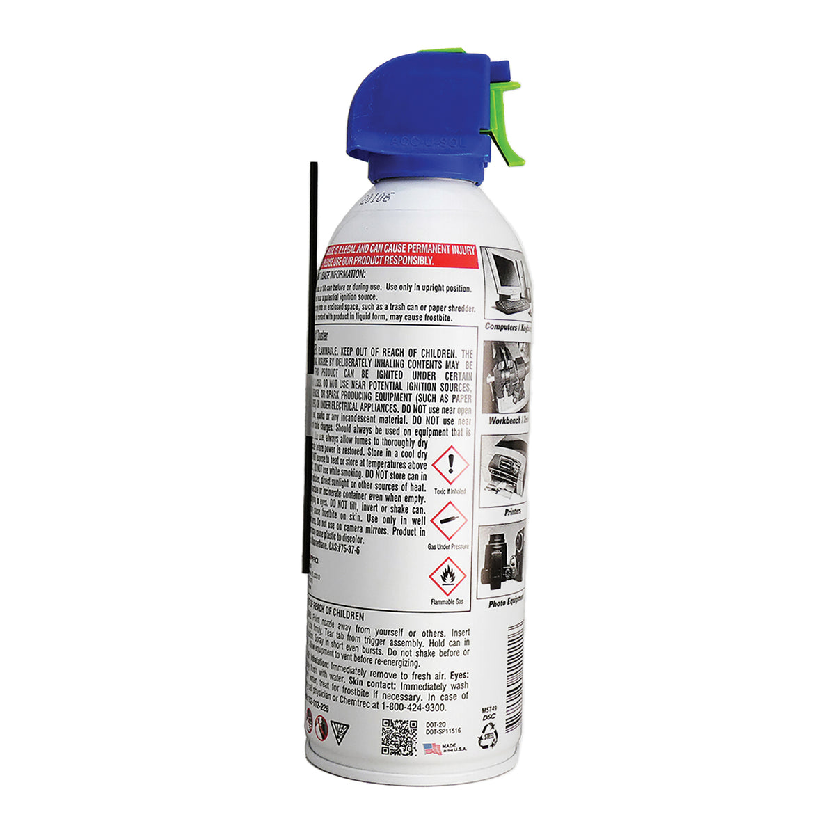 Blow Off Canned Air Duster, 10 Oz. Aerosol - 2