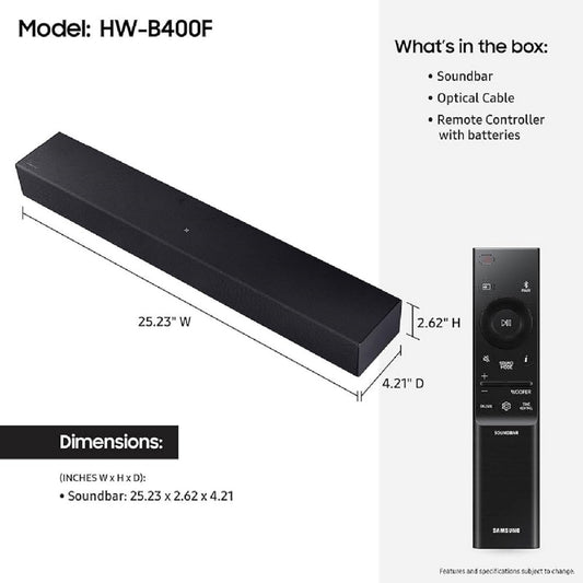 Samsung 2.0-Channel 40-Watt 25.23-In. Sound Bar