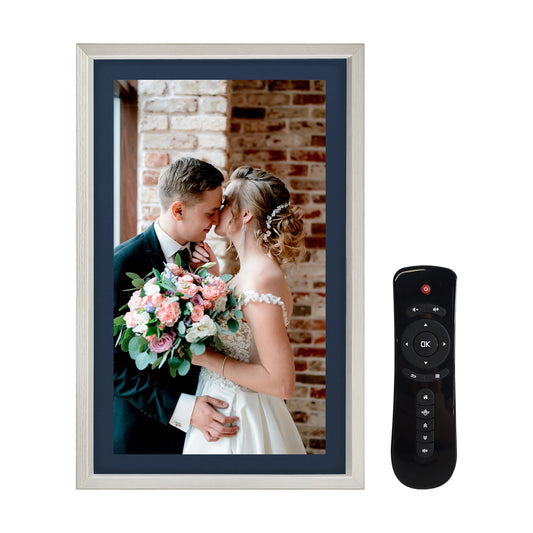 eco4life 21.5-In. Wi-Fi 1080p Full-HD Digital Art Photo Frame