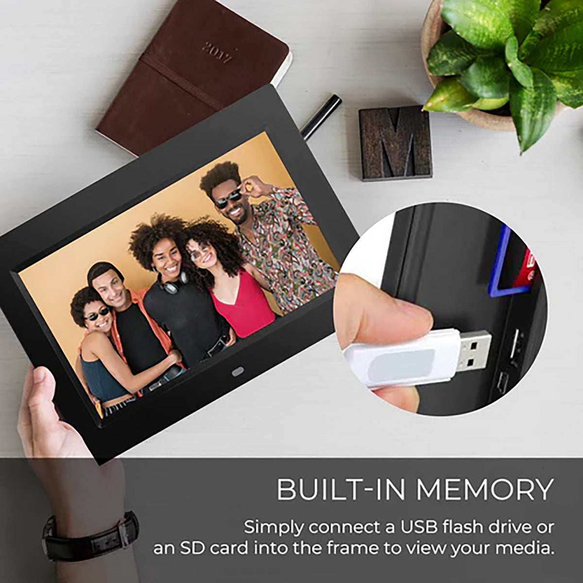 Sonicgrace 10.1-In. Non-Wi-Fi Digital Photo Frame - 5