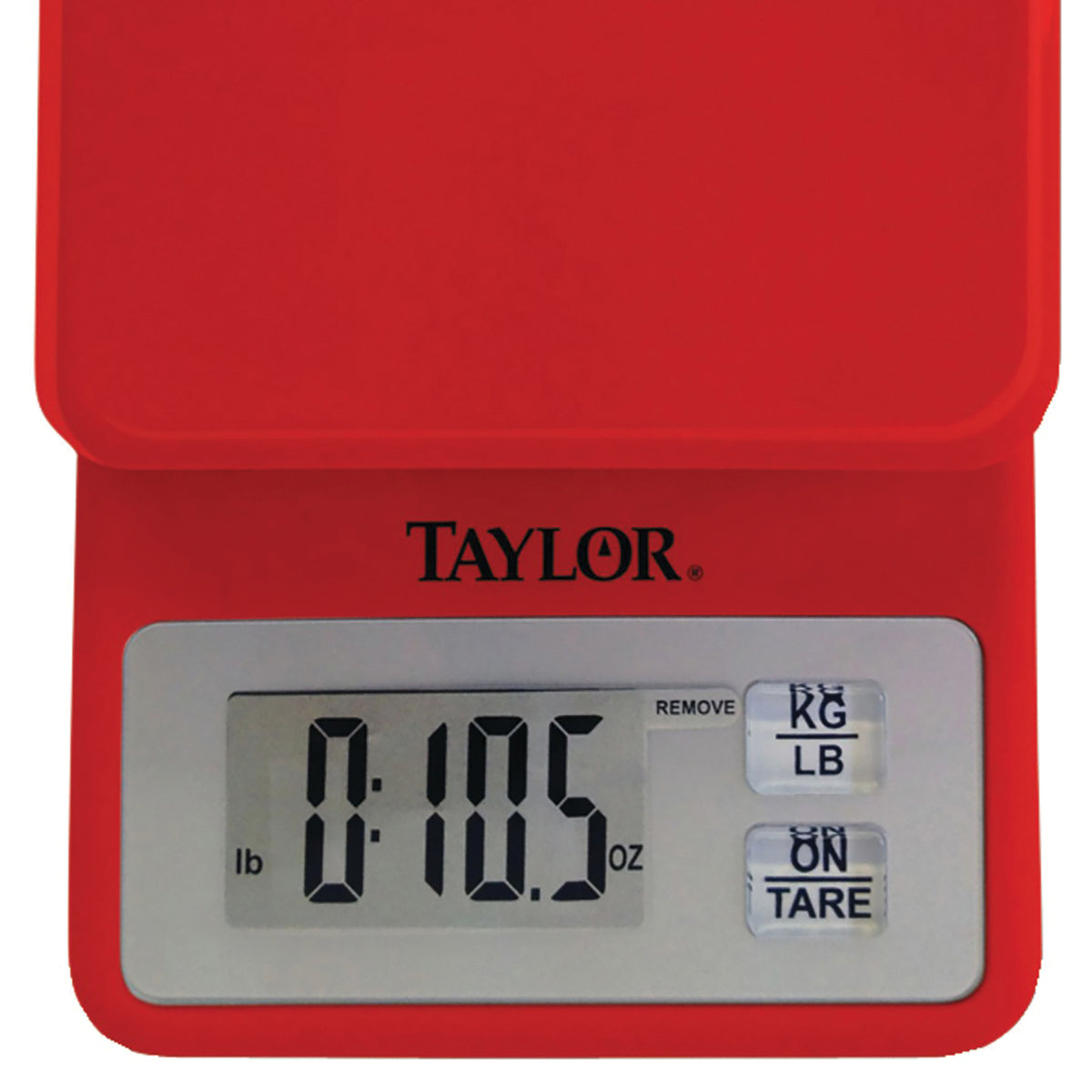Taylor Precision Products 11 Lb.-Capacity Compact Kitchen Scale — Red - 3