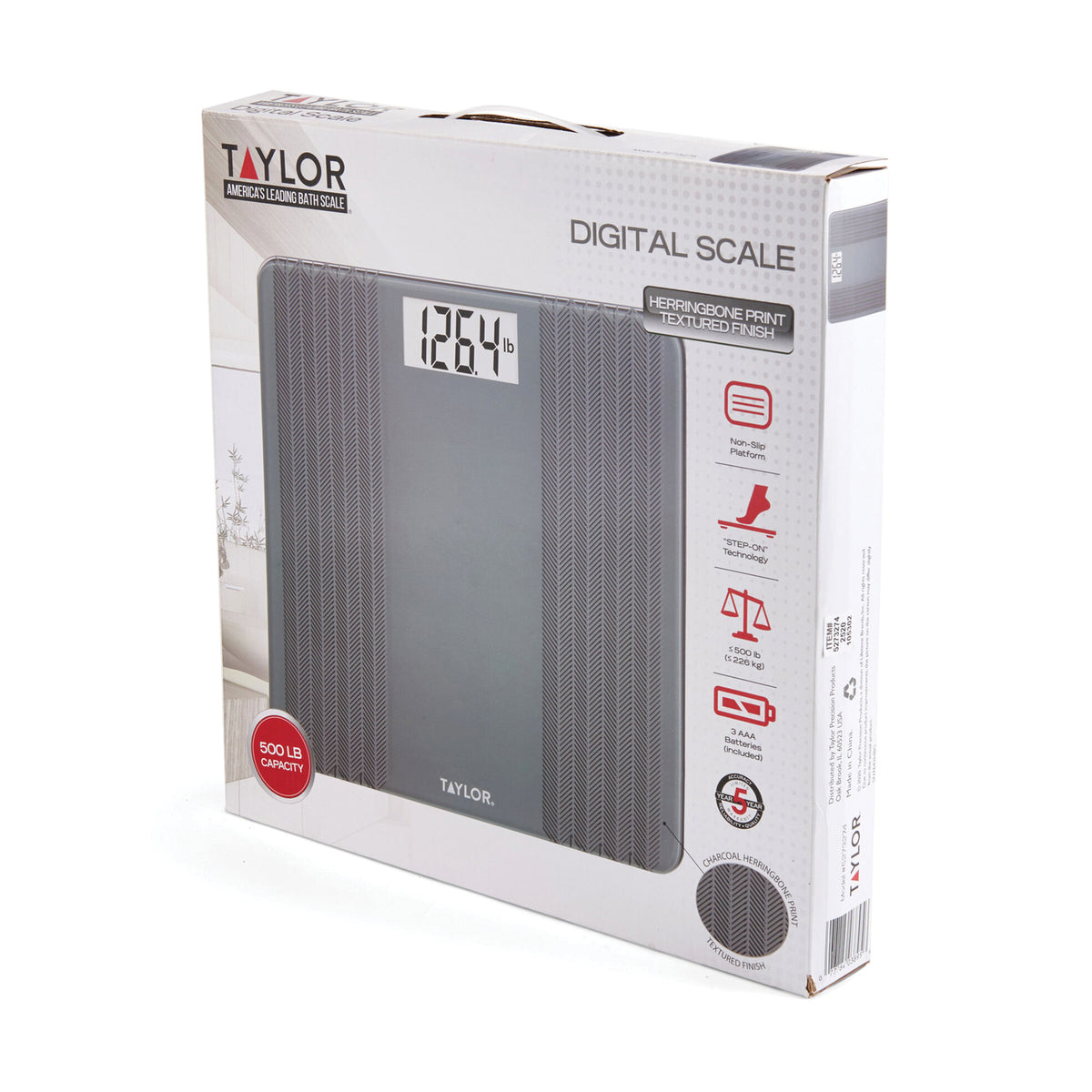 Taylor Precision Products Digital Glass Scale - 5