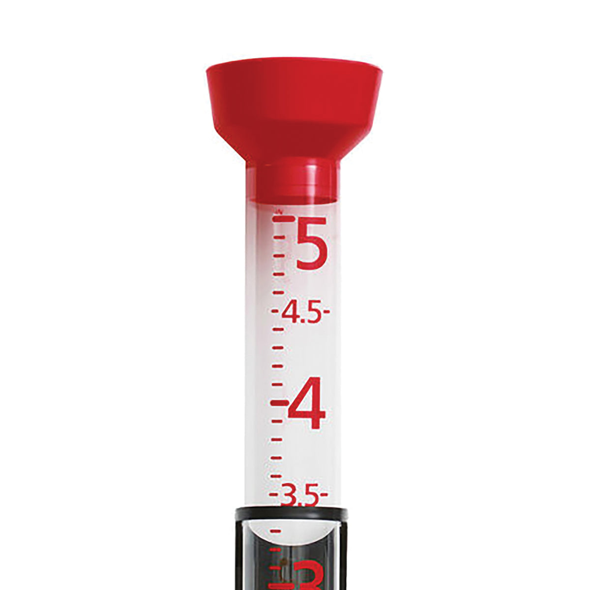 Taylor Precision Products Jumbo Jr. 5-In. Capacity Easy-to-View Rain Gauge - 3