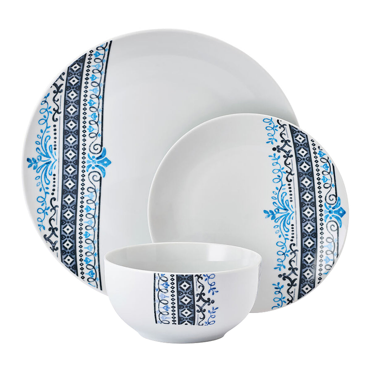 Studio Nova 12-Piece Porcelain Dinnerware Set