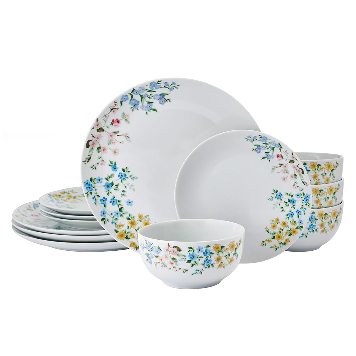 Studio Nova 12-Piece Porcelain Dinnerware Set - 5
