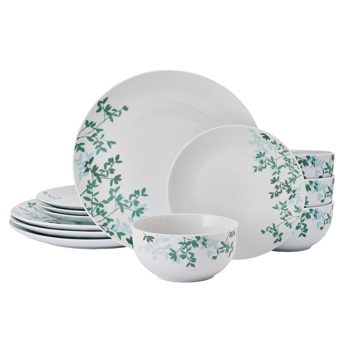 Studio Nova 12-Piece Porcelain Dinnerware Set - 6