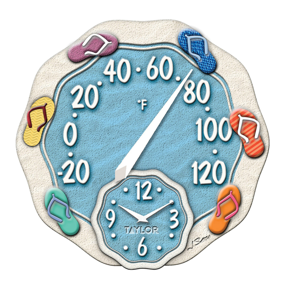 Taylor Precision Products 12-Inch Sandals Thermometer