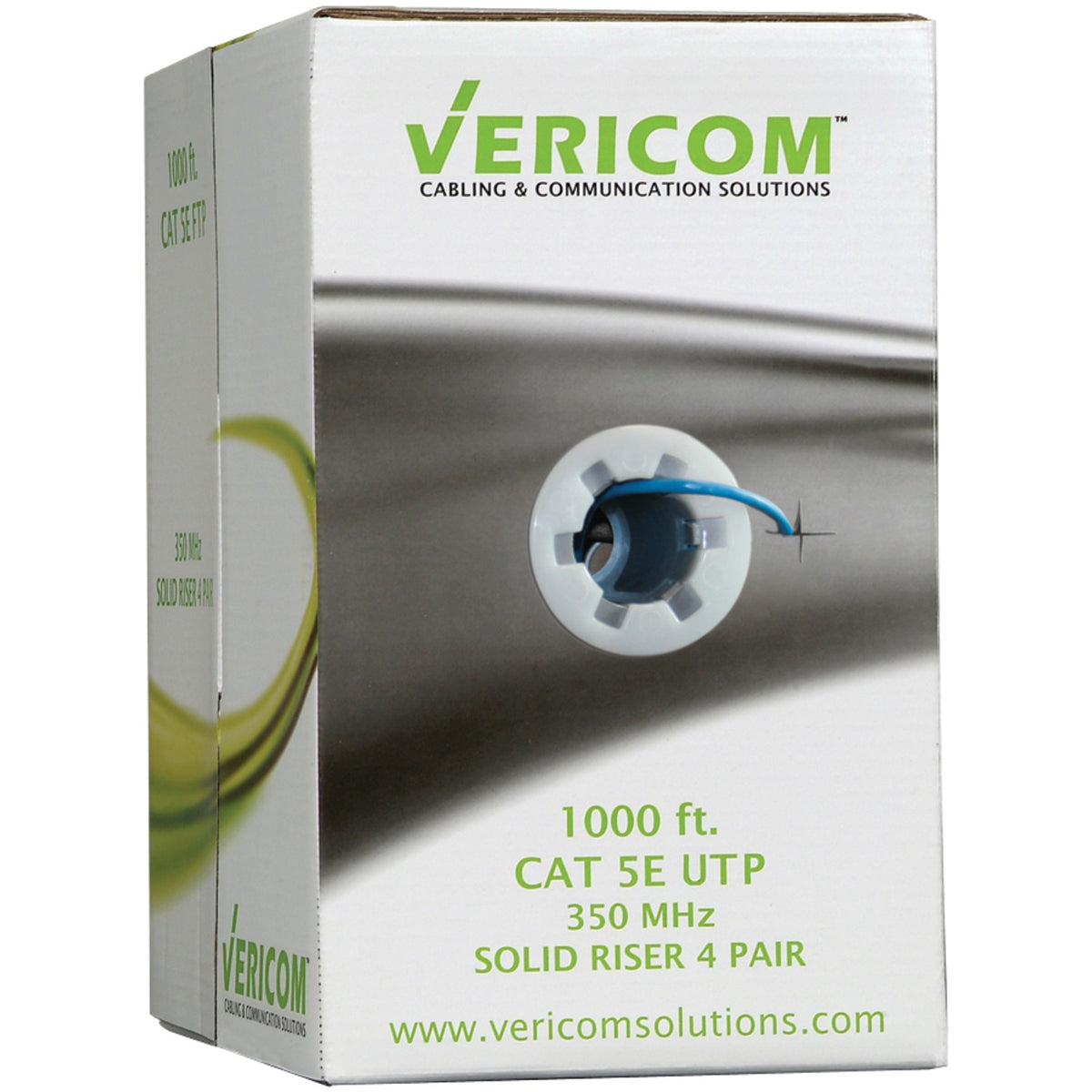 Vericom U/UTP Solid Riser Cmr Cable, 1,000 Ft. (Blue) - 2