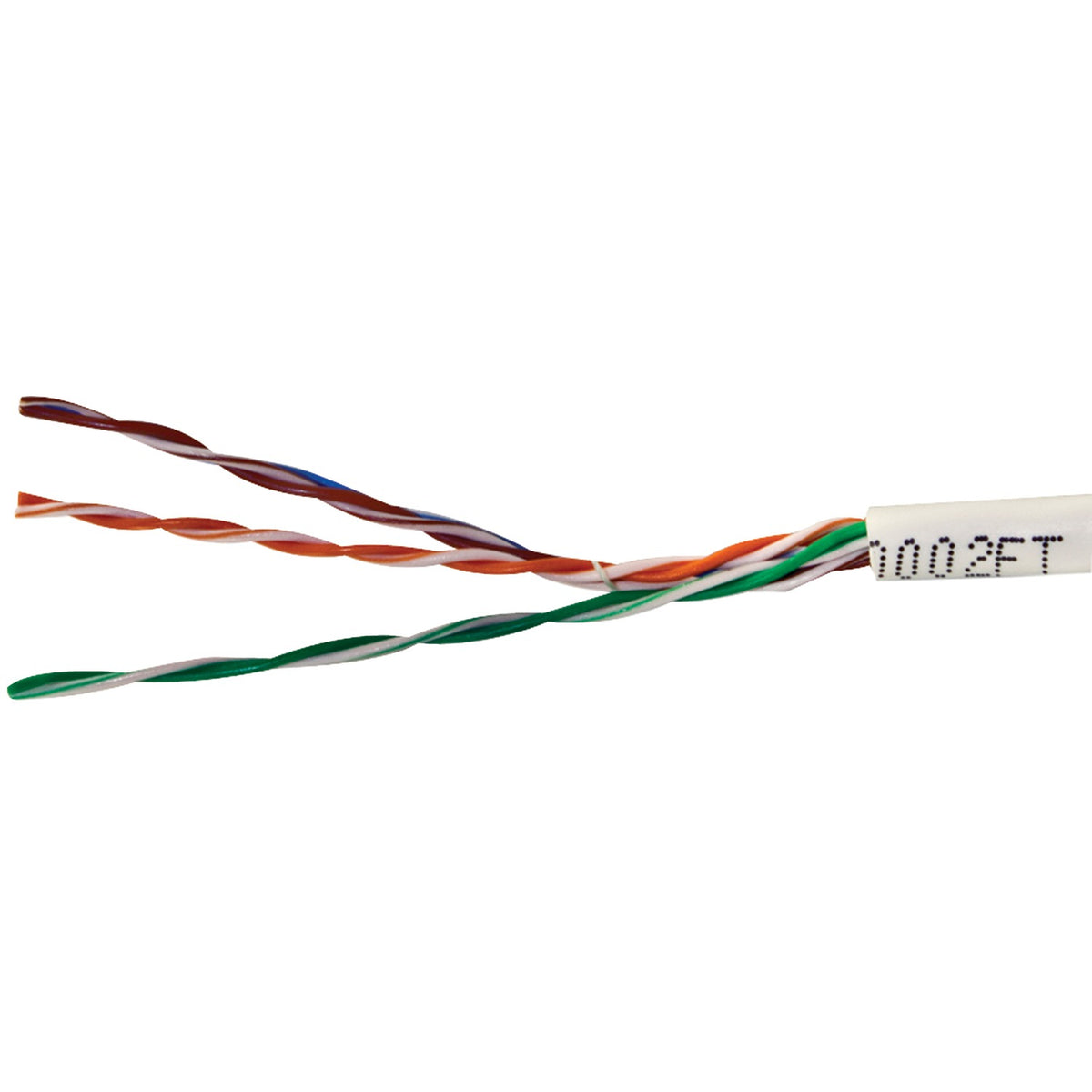 Vericom U/UTP Solid Riser Cmr Cable, 1,000 Ft. (White)
