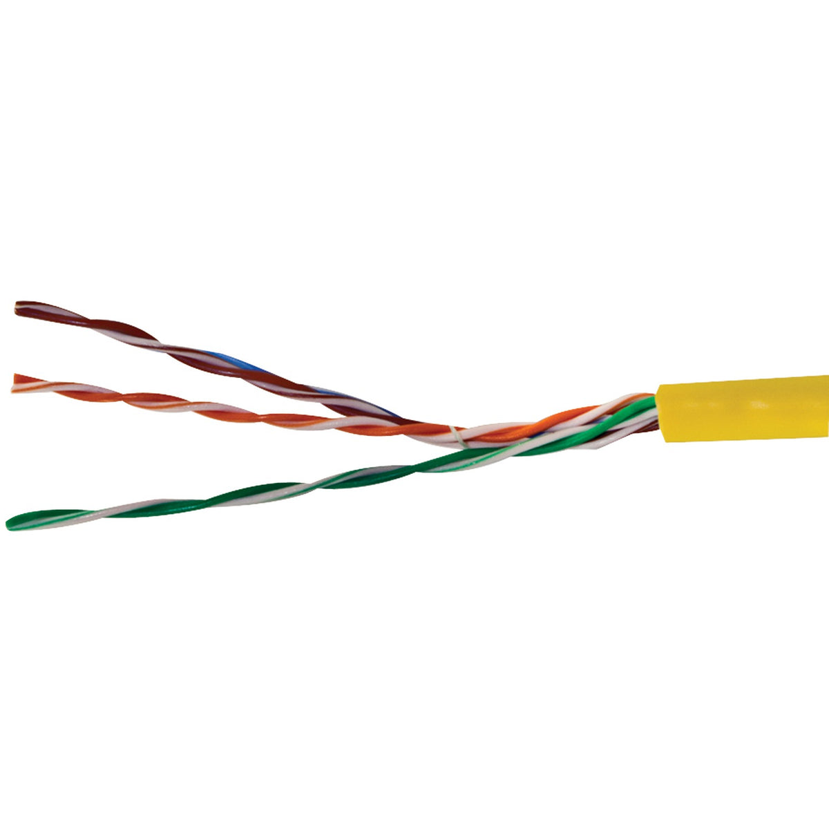 Vericom U/UTP Solid Riser Cmr Cable, 1,000 Ft. (Yellow)
