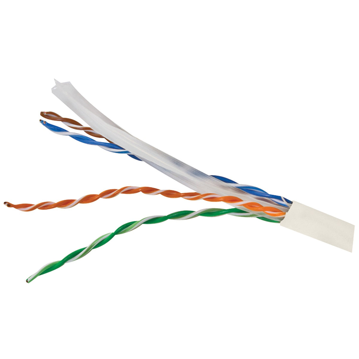 Vericom U/UTP Solid Riser Cmr Cable, 1,000 Ft. (White)