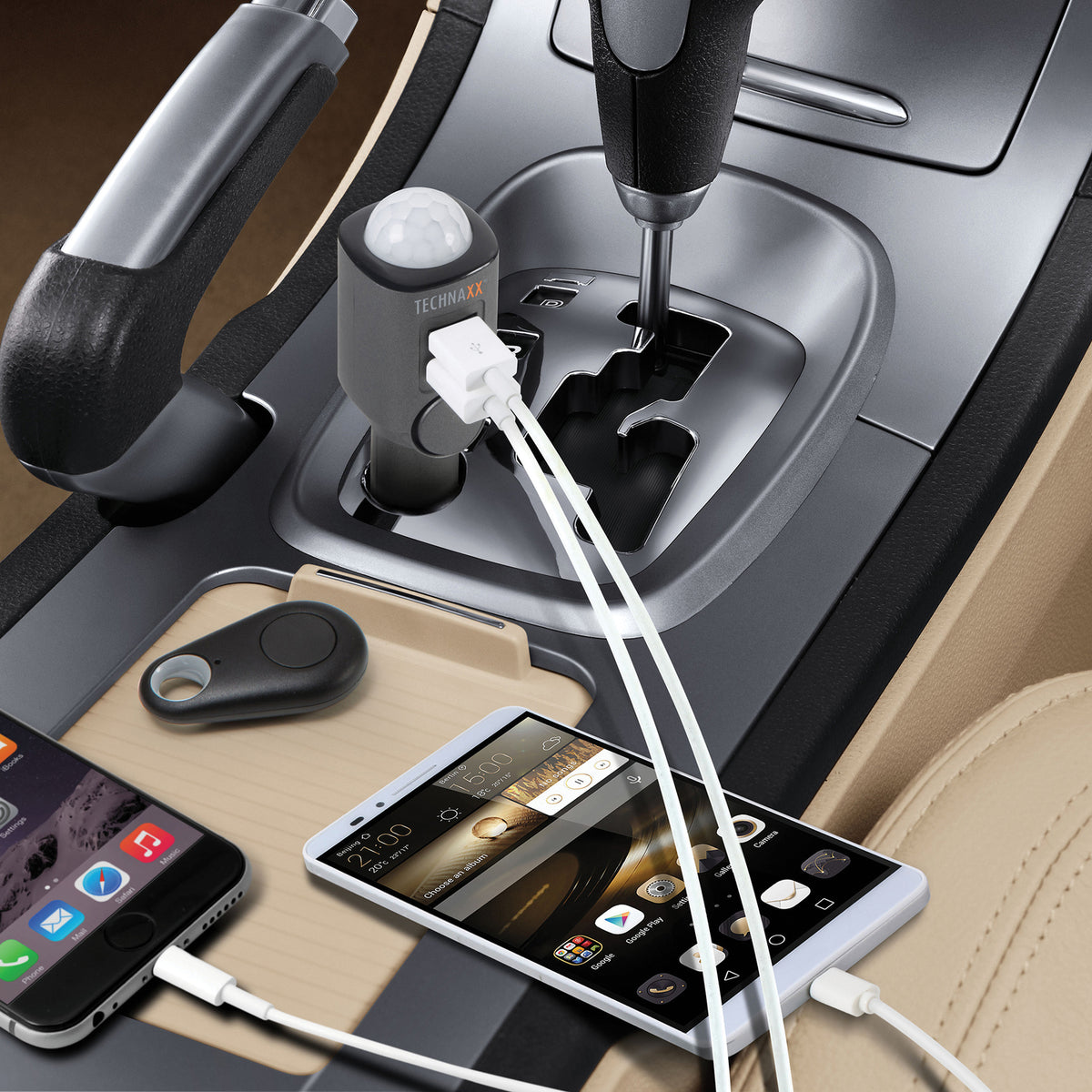 Technaxx Rechargeable Universal Mobile and Auto Alarm - 6