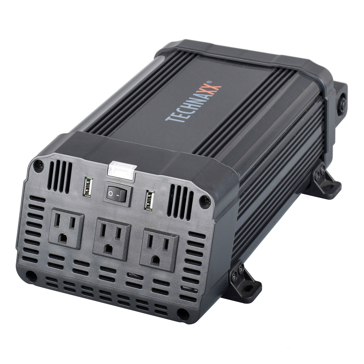 Technaxx 3-AC Outlet and 2-USB Port 1,200-Continuous-Watt TE16 Vehicle - 6