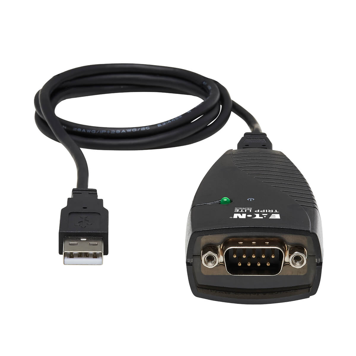 Tripp Lite by Eaton Keyspan Male to DB9 RS232 Male Serial Adapter - 2