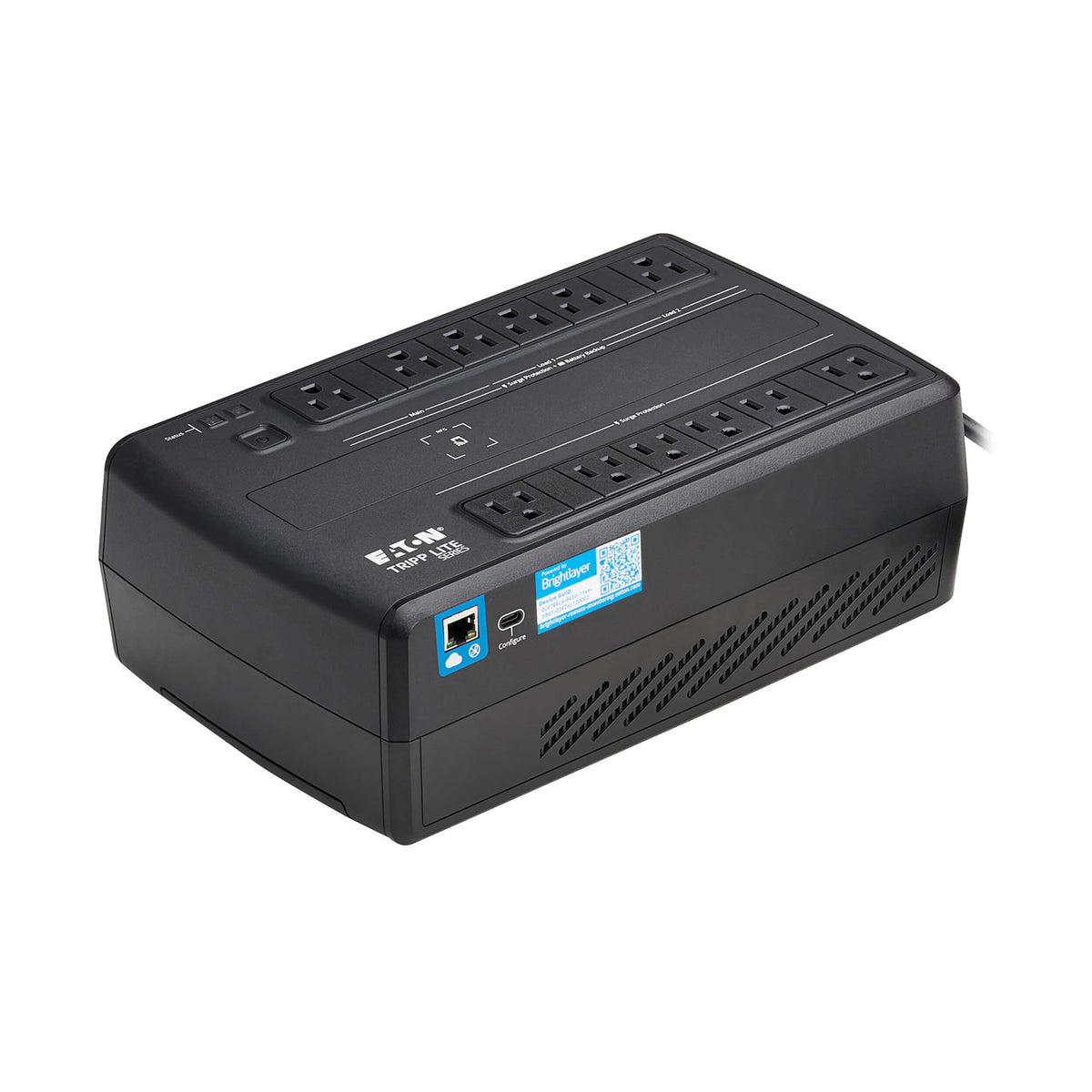 Tripp Lite by Eaton 12-AC Outlet and LAN/Coax 750-VA/450-Watt - 11