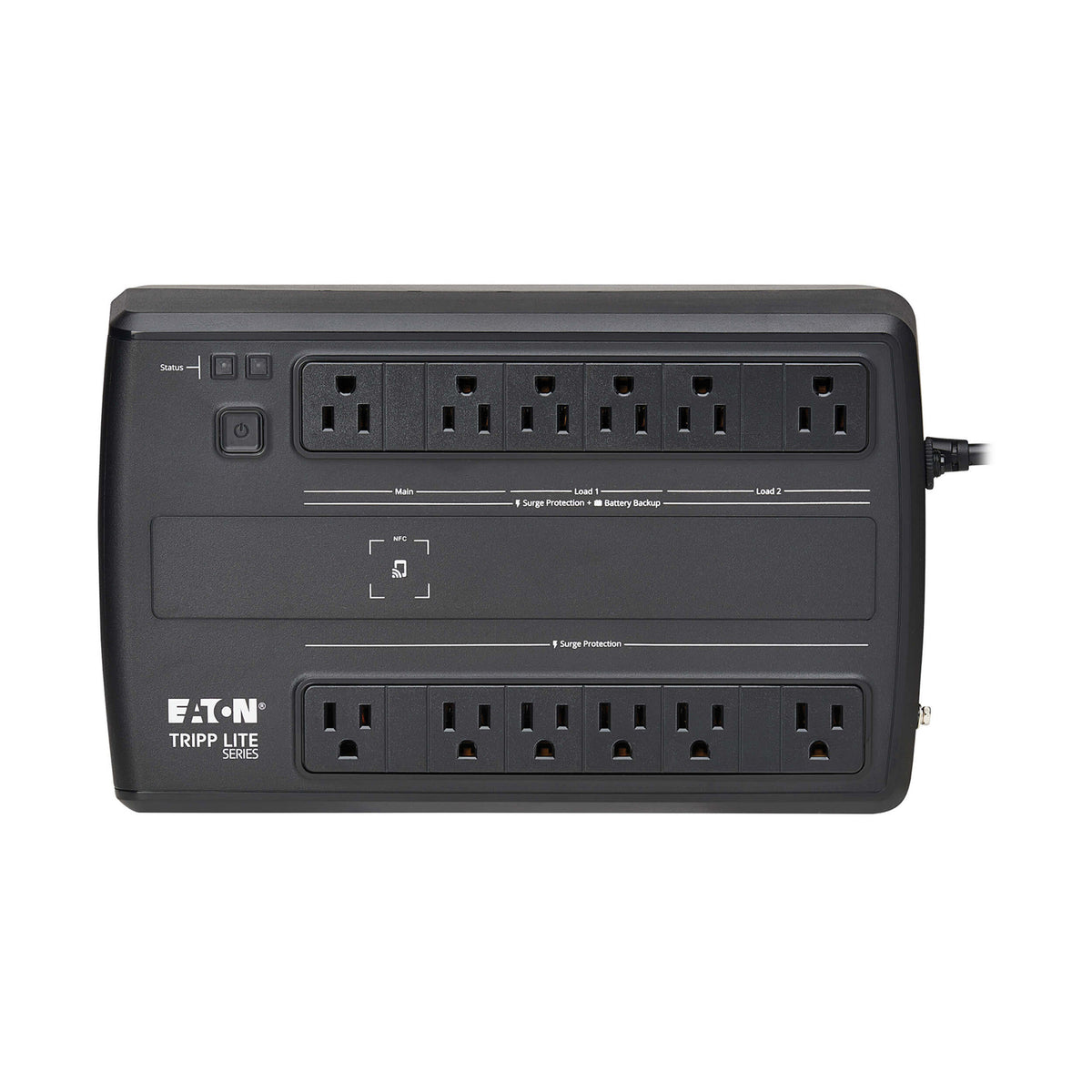 Tripp Lite by Eaton 12-AC Outlet and LAN/Coax 750-VA/450-Watt