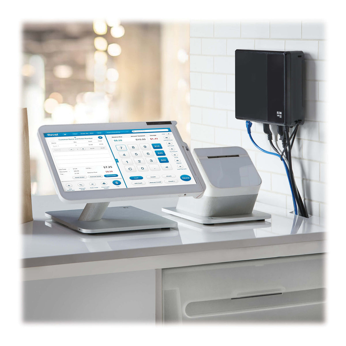 Tripp Lite by Eaton 3-AC Outlet 350-VA/210-Watt PC/Network/POS - 5
