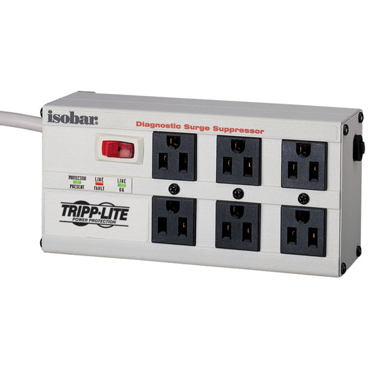 Tripp Lite by Eaton 6-AC Outlet 3,330-Joules Isobar Metal Surge Protector