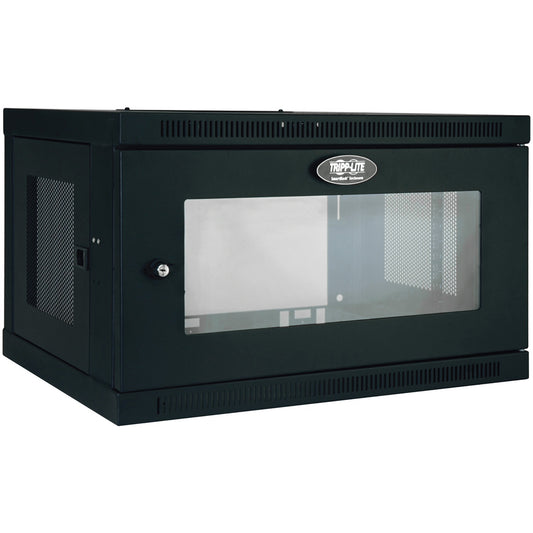 Tripp Lite by Eaton SmartRack 6U Low-Profile Switch-Depth Wall-Mount Mini