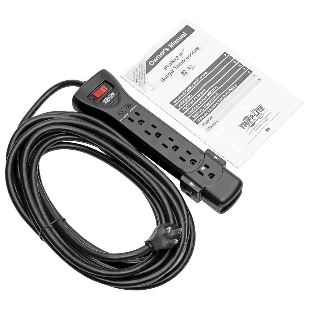 Tripp Lite by Eaton 7-AC Outlet 2,160-Joules Protect It! Surge Protector - 9