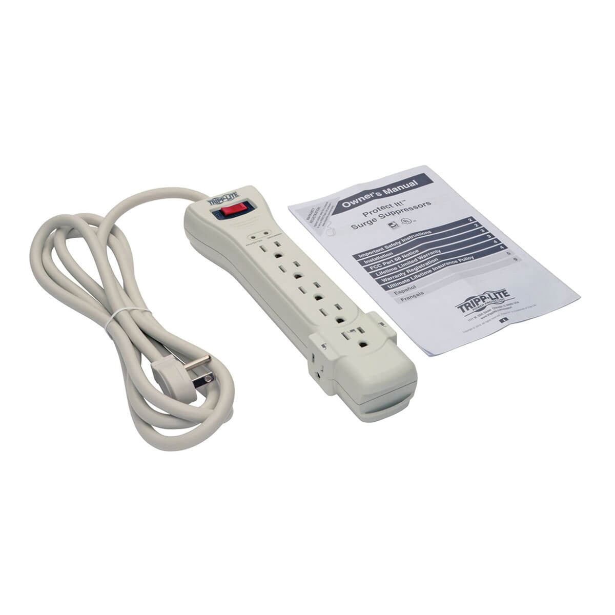 Tripp Lite by Eaton 7-AC Outlet 2,160 Joules Protect It! Surge Protector - 7