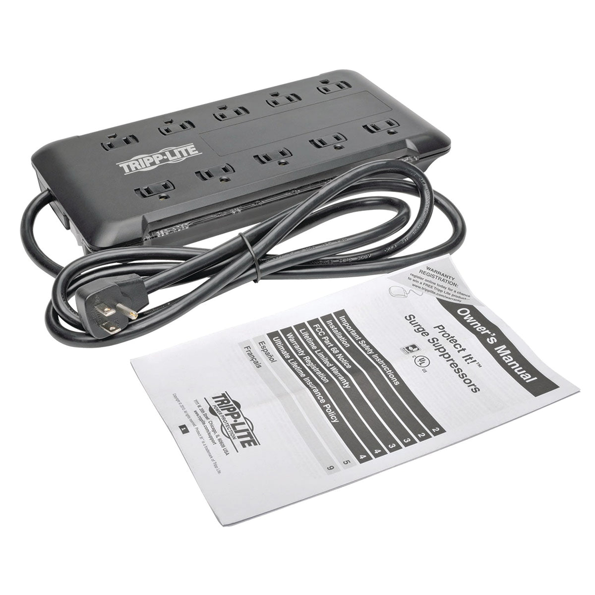 Tripp Lite by Eaton 10-AC Outlet 2,880-Joules Protect It! Surge Protector - 7