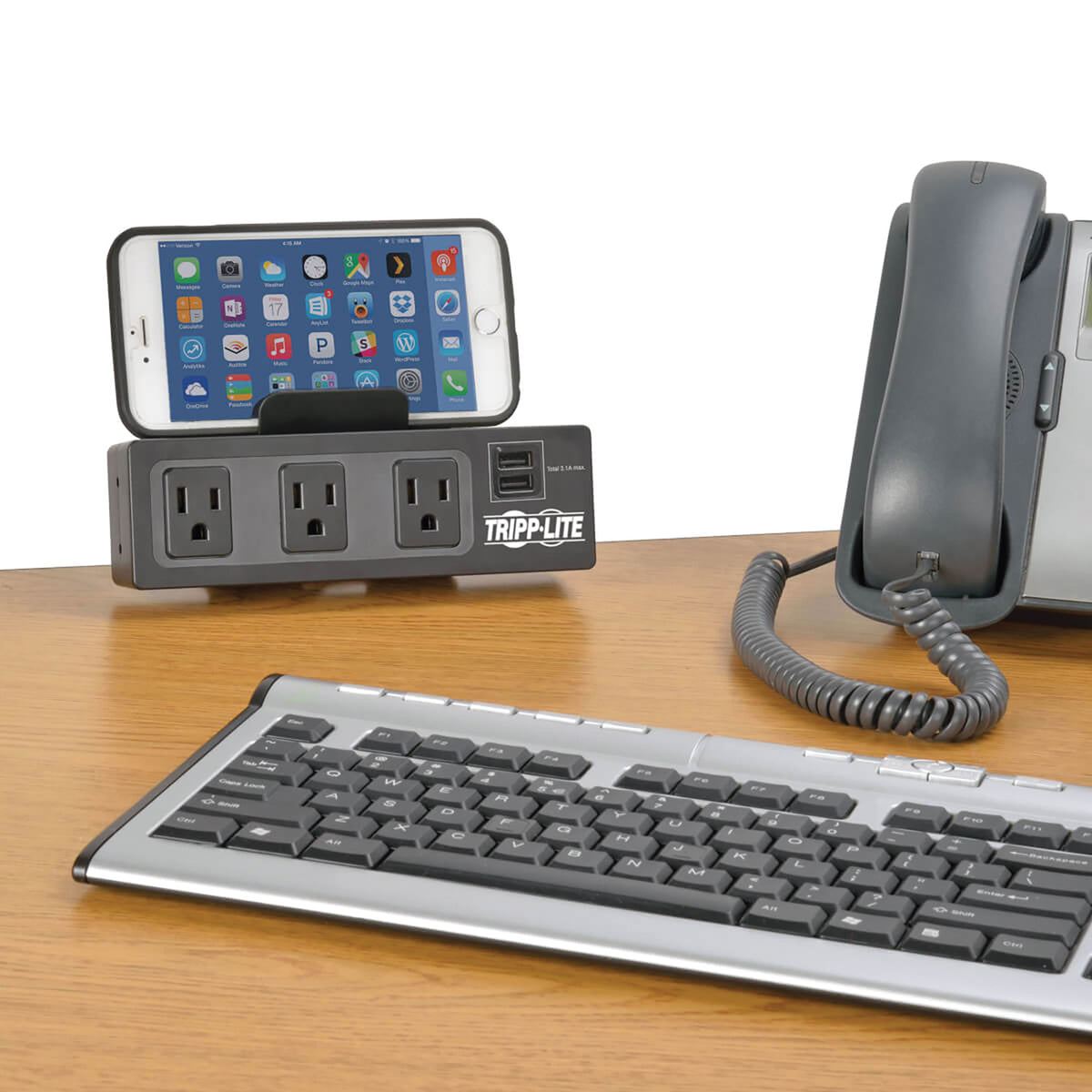 Tripp Lite by Eaton 3-AC Outlet and 2-USB Port 510-Joules Protect It! - 8