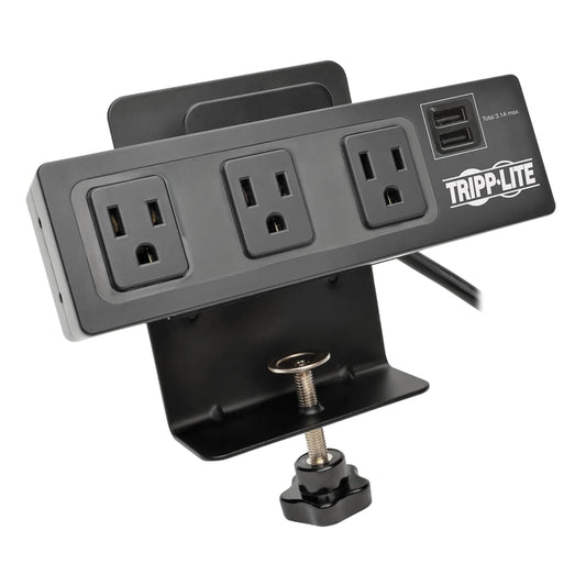 Tripp Lite by Eaton 3-AC Outlet and 2-USB Port 510-Joules Protect It!