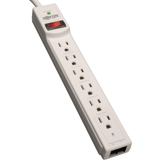 Tripp Lite by Eaton 6-AC Outlet and Telco 790-Joules Protect It! Surge