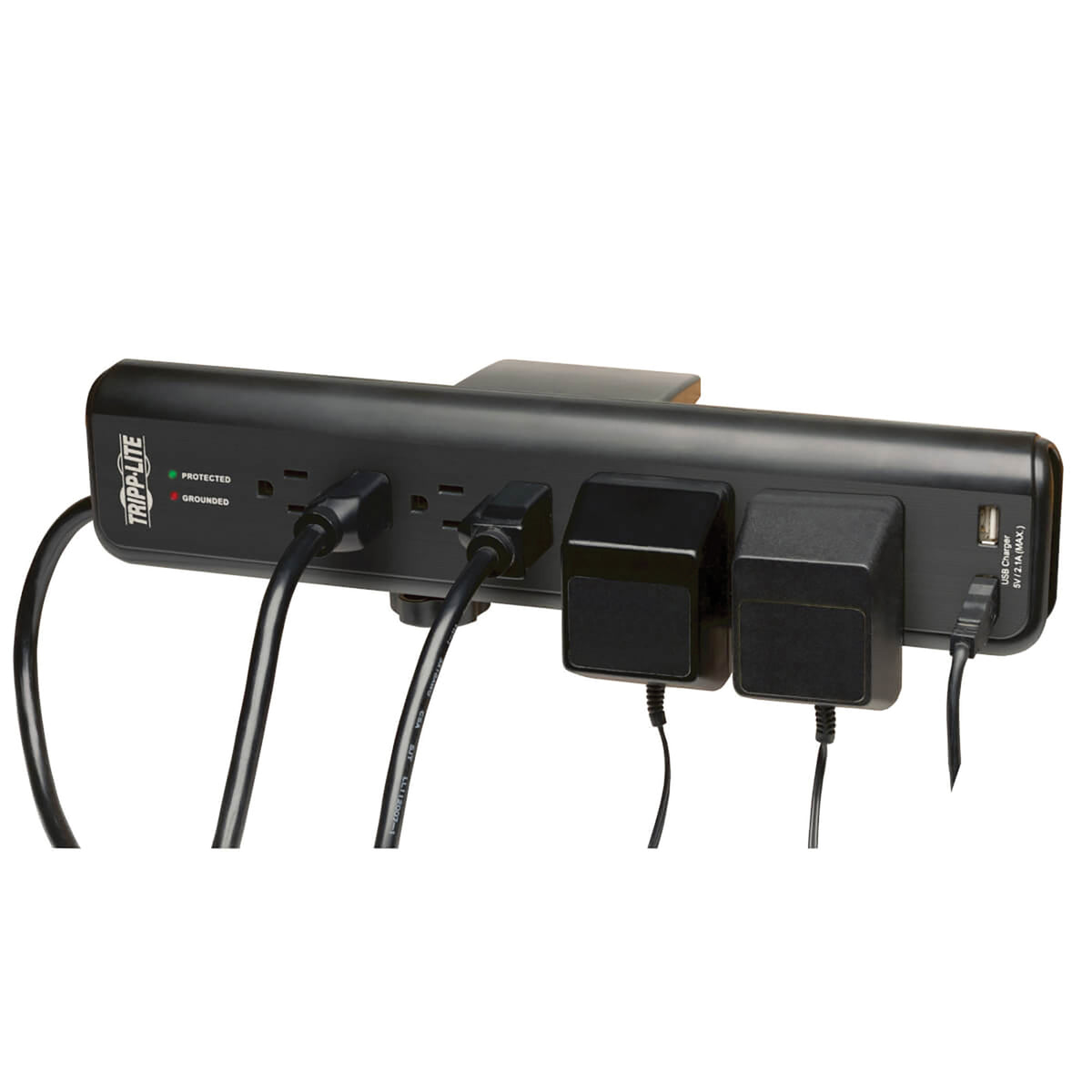 Tripp Lite by Eaton 6-AC Outlet and 2-USB Port 2,100-Joules Protect It! - 4