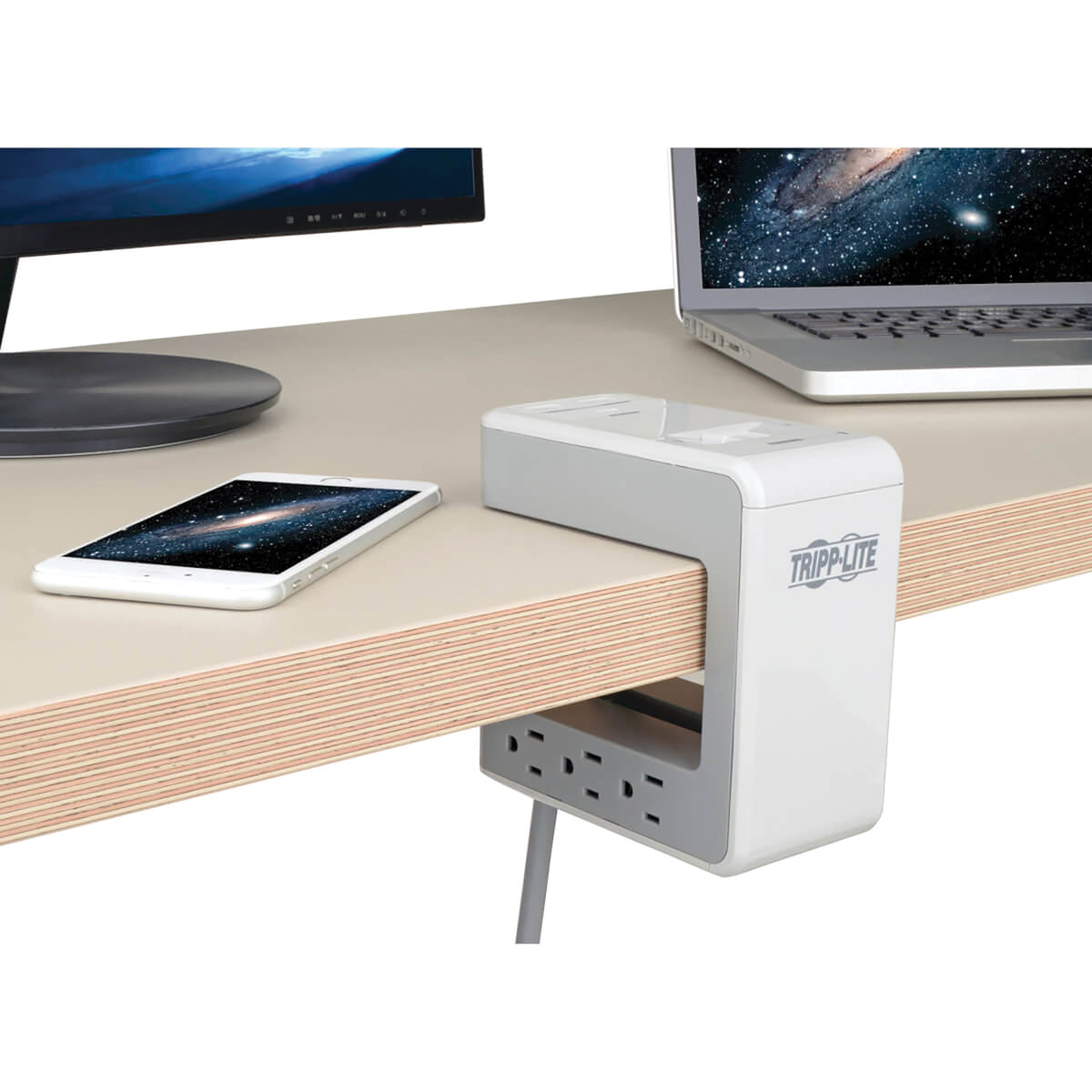 Tripp Lite by Eaton 6-AC Outlet and 3-USB Port 1,080-Joules Protect It! - 6