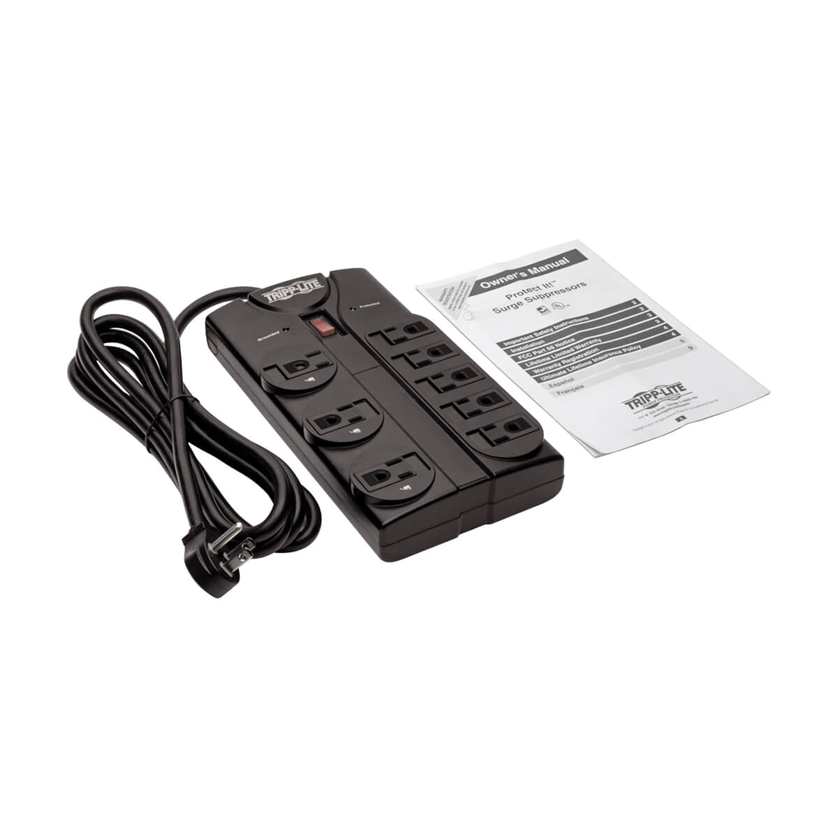 Tripp Lite by Eaton 8-AC Outlet 1,440-Joules Protect It! Surge Protector - 9