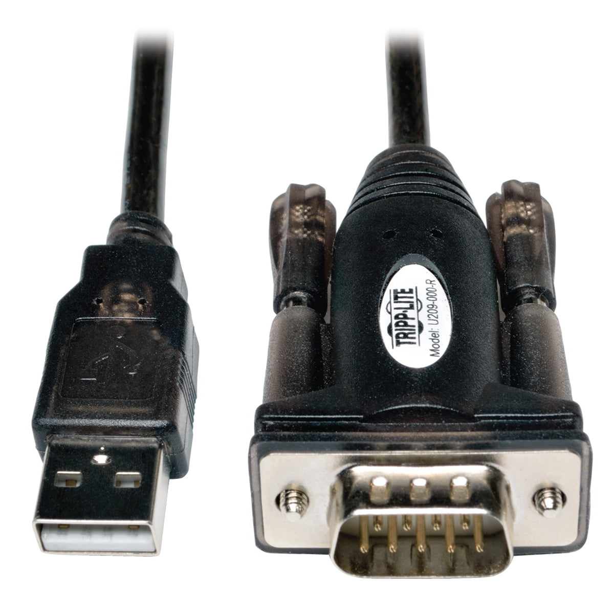 Tripp Lite by Eaton USB A-Male to DB9-Male Serial Adapter Cable - 2