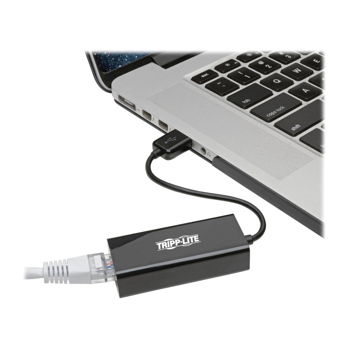 Tripp Lite by Eaton USB 2.0 to RJ45 Ethernet Nic Network Adapter - 5