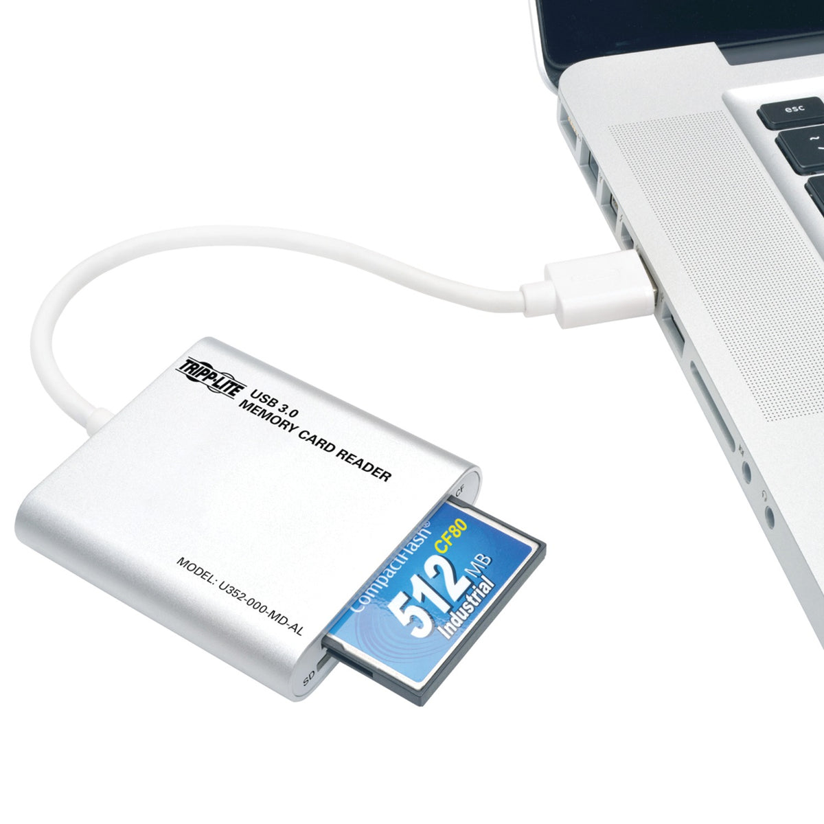Tripp Lite by Eaton SuperSpeed USB 3.0 Multi-Drive Memory Card - 4