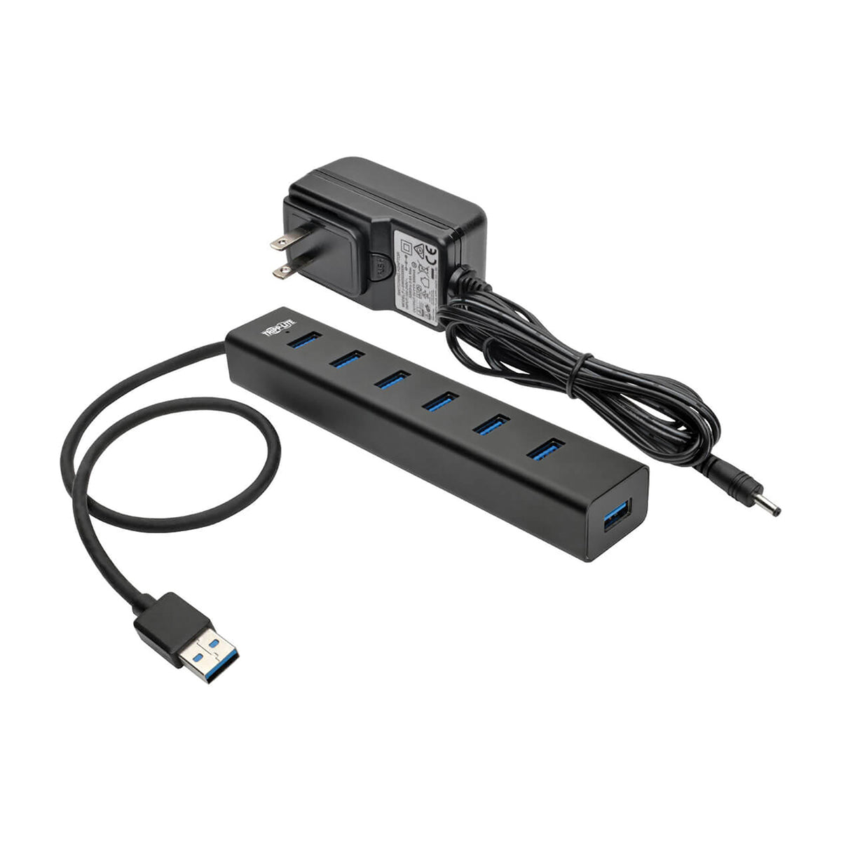 Tripp Lite by Eaton Portable USB 3.0 SuperSpeed 5-Gbps Mini Hub - 4