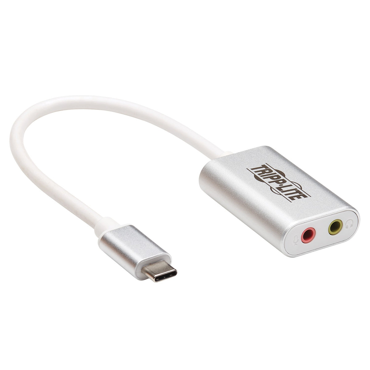 Tripp Lite by Eaton to 3.5-mm Stereo Audio Adapter, Silver