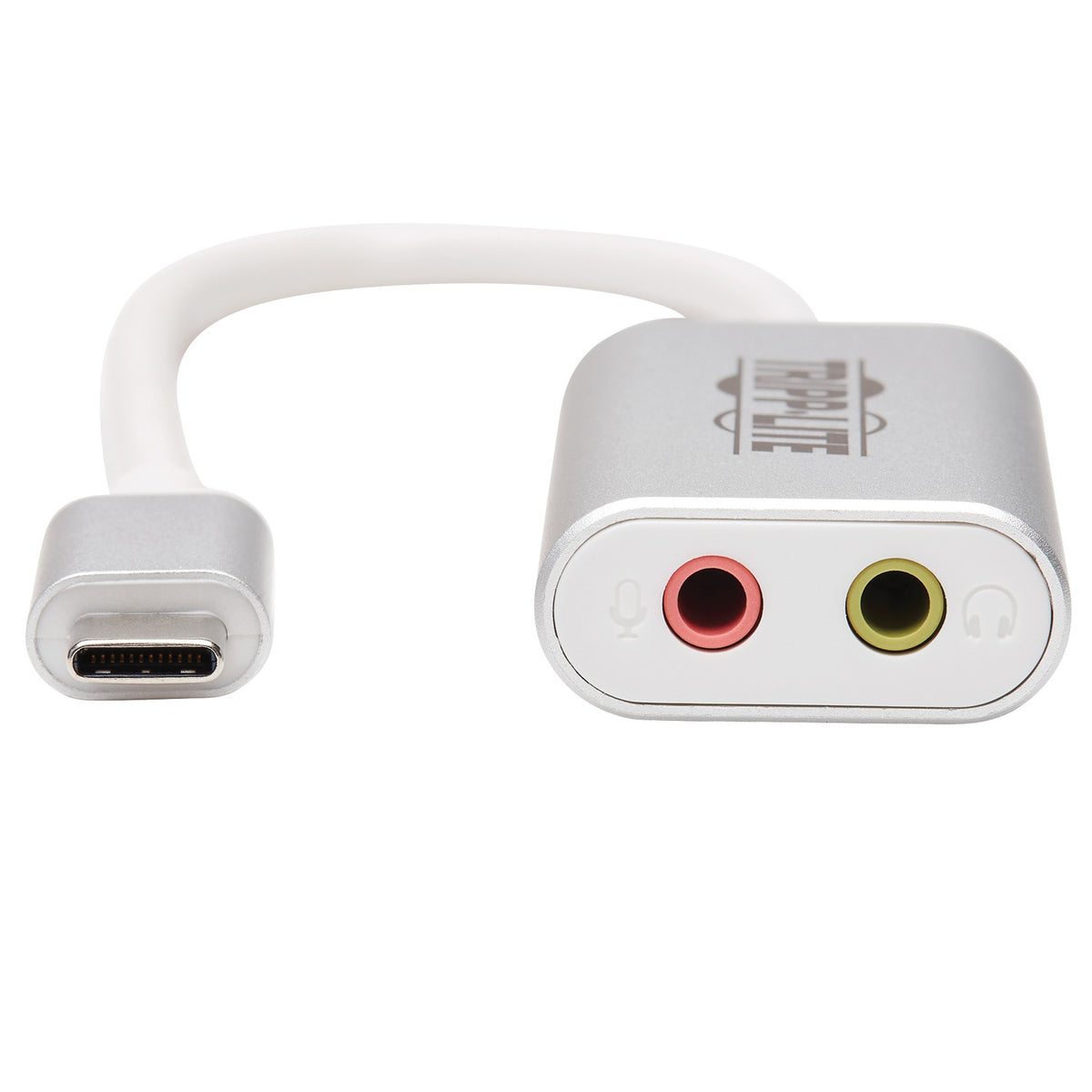 Tripp Lite by Eaton to 3.5-mm Stereo Audio Adapter, Silver - 2