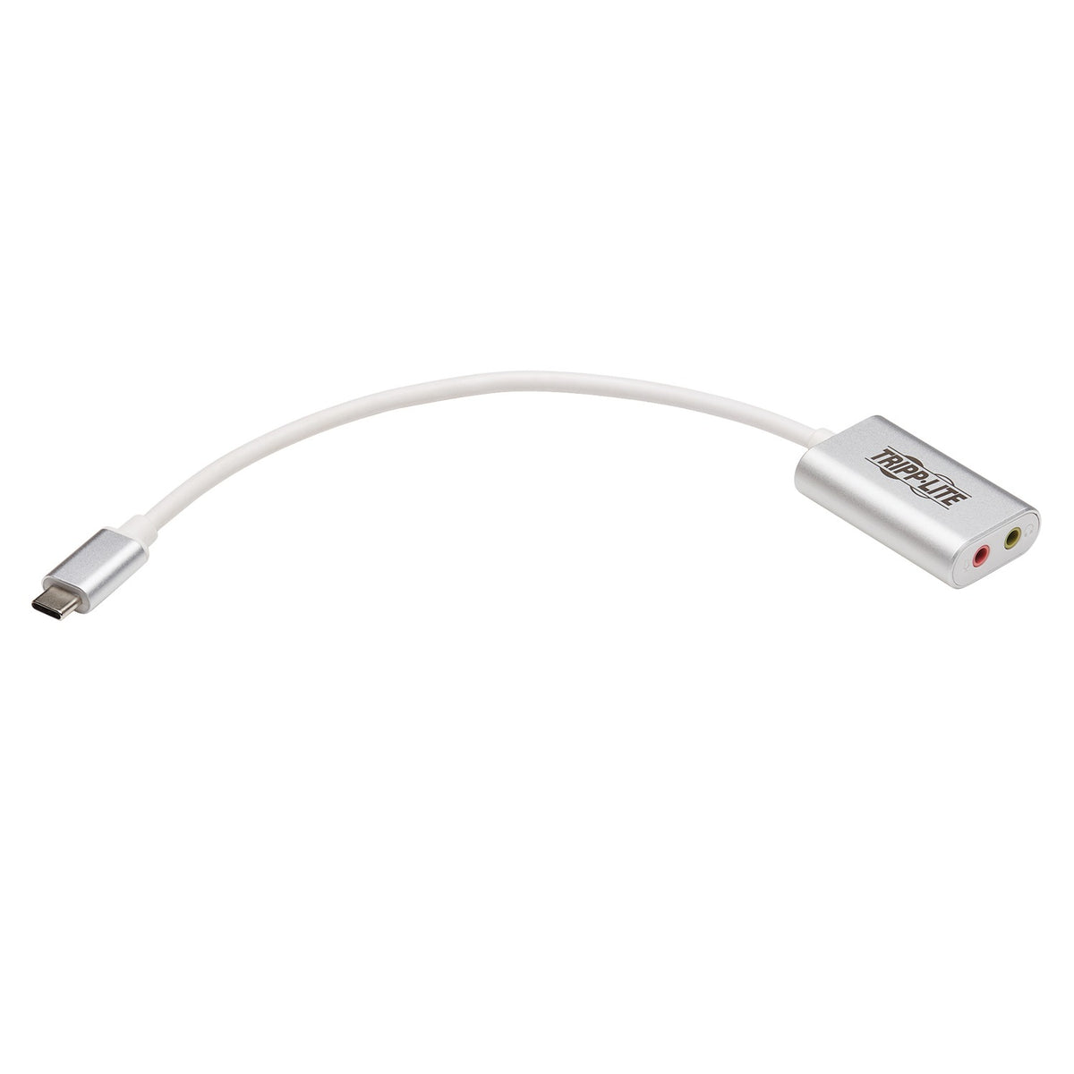 Tripp Lite by Eaton to 3.5-mm Stereo Audio Adapter, Silver - 3