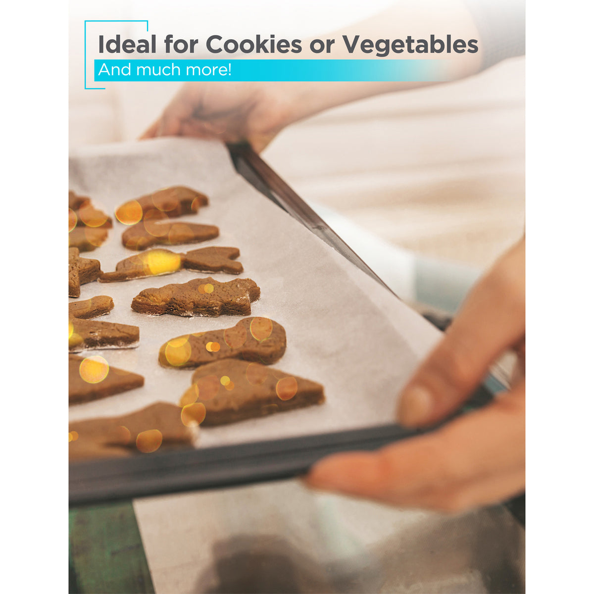 BLACK+DECKER 3-Piece Carbon Steel Baking Sheet Set - 5