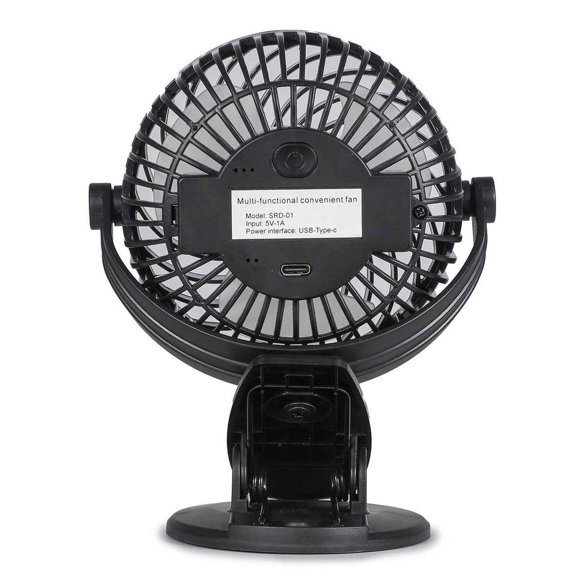 BLACK+DECKER 4-In. 3-Speed Portable USB-Powered Convertible Clip Fan - 2