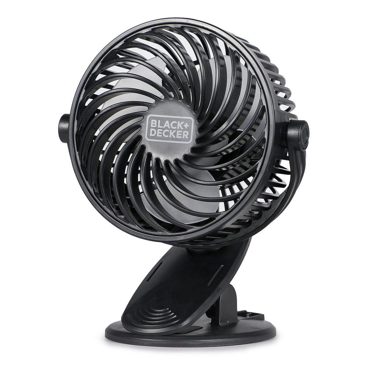 BLACK+DECKER 4-In. 3-Speed Portable USB-Powered Convertible Clip Fan - 12